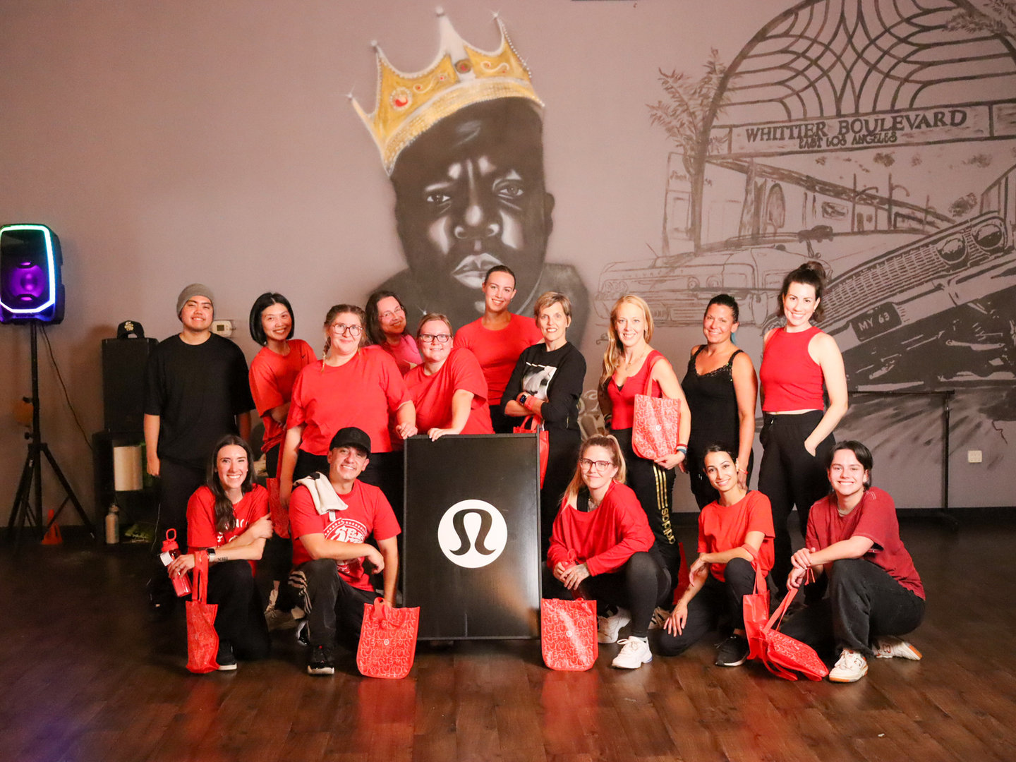 Adult dancers together in the studio
